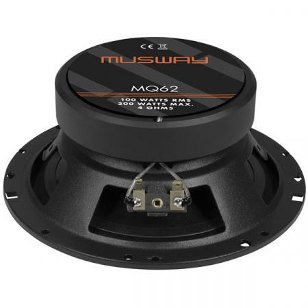 Boxe auto coaxiale Musway MQ62, 100W RMS, 16.5 cm, 2 cai, set 2 difuzoare [5]