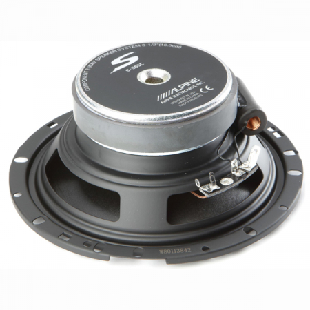 Boxe auto componente Alpine S-S65C, 80W RMS, 16.5 cm, 2 cai, set 2 difuzoare [4]