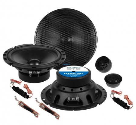 Boxe auto - Boxe auto componente Crunch GTS6.2C, 100W RMS, 16.5 cm, 2 cai, set 2 difuzoare