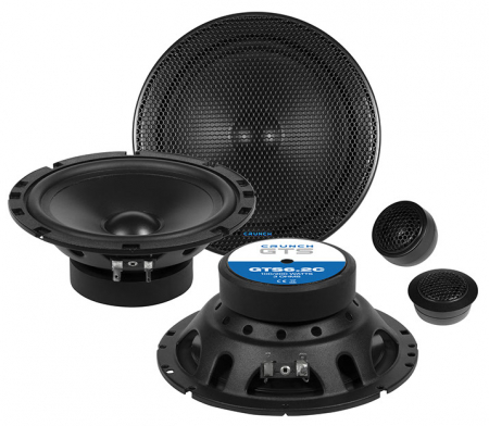 Boxe auto componente Crunch GTS6.2C, 100W RMS, 16.5 cm, 2 cai, set 2 difuzoare [2]