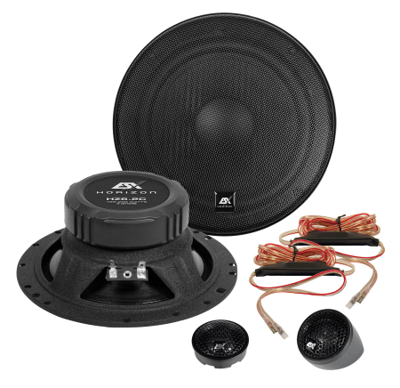 Boxe auto - Boxe auto componente ESX Horizon HZ6.2CV2, 100W RMS, 16.5 cm, 2 cai, set 2 difuzoare