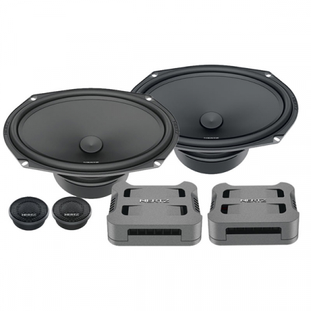 Subwoofere & boxe auto - Boxe auto componente Hertz Cento CPK 690 PRO, 120W RMS, 15 x 23 cm, 2 cai, set 2 difuzoare