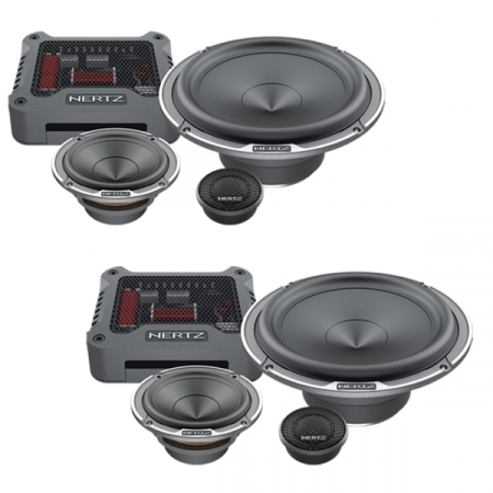 Boxe auto - Boxe auto componente Hertz MPK 163.3, 150W RMS, 16.5 cm, 3 cai, set 2 difuzoare