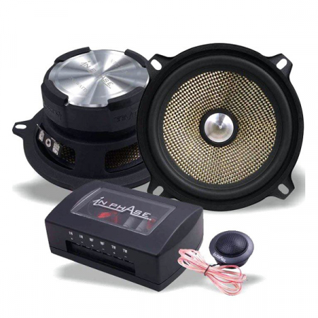 Boxe auto - Boxe auto componente In phAse XTC 5cx, 50W RMS, 13 cm, 2 cai, set 2 difuzoare