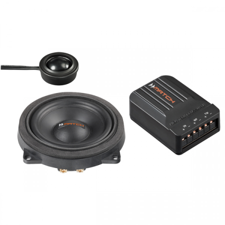 Boxe auto - Boxe auto componente Match MS 42C-BMW.2, 60W RMS, 10 cm, 2 cai, set 2 difuzoare, dedicate BMW