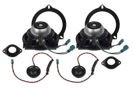 Boxe auto - Boxe auto componente MB QUART QM-100C V2, 60W RMS, 10 cm, 2 cai, set 2 difuzoare, Compatibile cu toate modelele din seria E si F