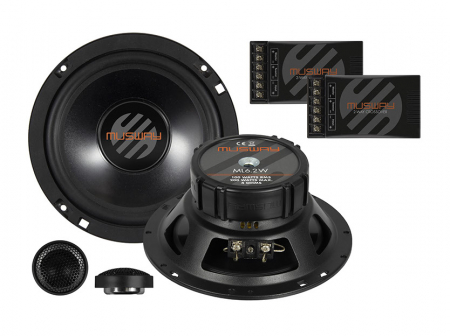 Boxe auto - Boxe auto componente Musway ML6.2C, 100W RMS, 16.5 cm, 2 cai, set 2 difuzoare