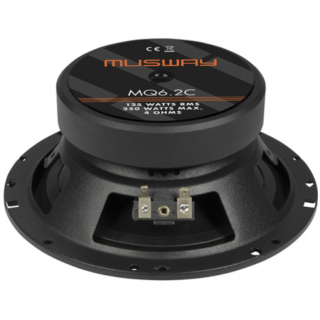 Boxe auto componente Musway MQ 6.2C, 125W RMS, 16.5 cm, 2 cai, set 2 difuzoare [7]