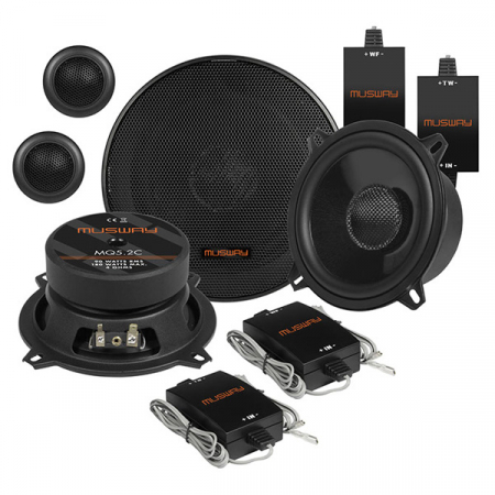 Boxe auto - Boxe auto componente Musway MQ5.2C, 90W RMS, 13 cm, 2 cai, set 2 difuzoare