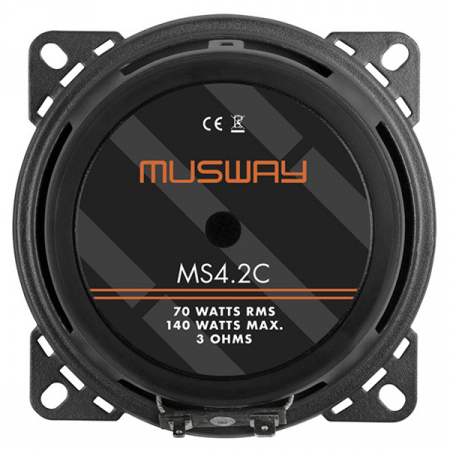 Boxe auto componente Musway MS4.2C, 70W RMS, 10 cm, 2 cai, set 2 difuzoare [11]