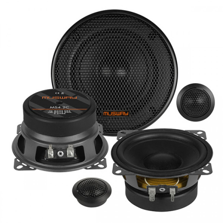 Boxe auto componente Musway MS4.2C, 70W RMS, 10 cm, 2 cai, set 2 difuzoare [3]