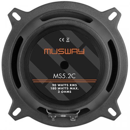 Boxe auto componente Musway MS5.2C, 90W RMS, 13 cm, 2 cai, set 2 difuzoare [2]