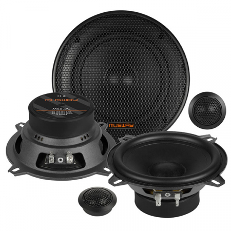 Boxe auto componente Musway MS5.2C, 90W RMS, 13 cm, 2 cai, set 2 difuzoare [12]