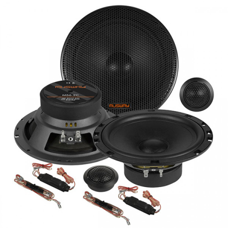 Subwoofere & boxe auto - Boxe auto componente Musway MS6.2C, 100W RMS, 16.5 cm, 2 cai, set 2 difuzoare