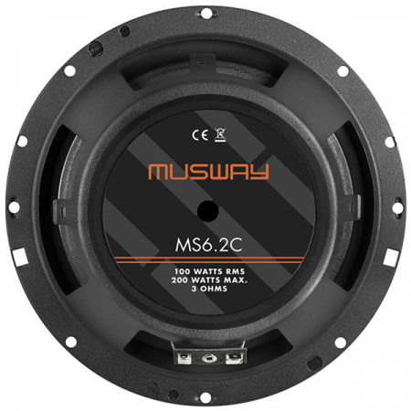 Boxe auto componente Musway MS6.2C, 100W RMS, 16.5 cm, 2 cai, set 2 difuzoare [11]