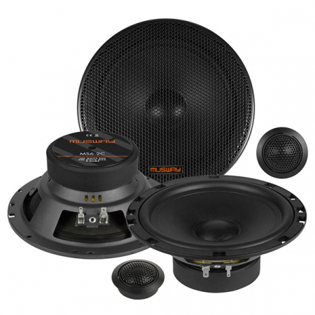 Boxe auto componente Musway MS6.2C, 100W RMS, 16.5 cm, 2 cai, set 2 difuzoare [3]