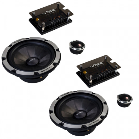 Subwoofere & boxe auto - Boxe auto componente Vibe Black Death 6C-V6, 140W RMS, 16.5 cm, 2 cai, set 2 difuzoare