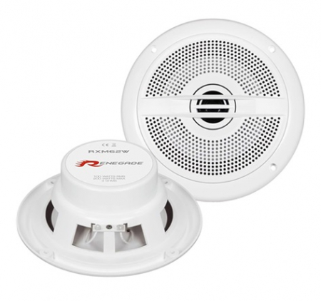 Subwoofere & boxe auto - Boxe marine coaxiale Renegade RXM62W, 16.5 cm, 100W RMS, 2 cai, set 2 difuzoare