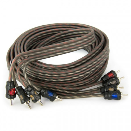 Subwoofere & boxe auto - Cablu RCA Aura RCA-0450, 4 canale, 5 m
