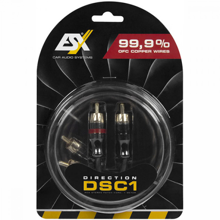 Cablu RCA stereo ESX DSC1, 1 m [1]