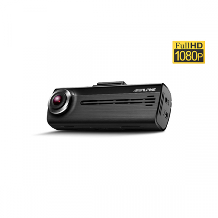Camera auto DVR Alpine DVR-F200, FullHD, unghi de filmare 140°, senzor G, GPS, Wi-Fi, aplicatie mobila, card 16 GB inclus, negru [1]