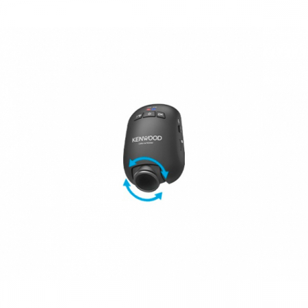 Camera auto DVR Kenwood DRVA700W, Quad HD, unghi de filmare 154°, senzor G, Wi-Fi, HDR, GPS, aplicatie Android/iOS, compatibila camera spate KCAR100 [4]