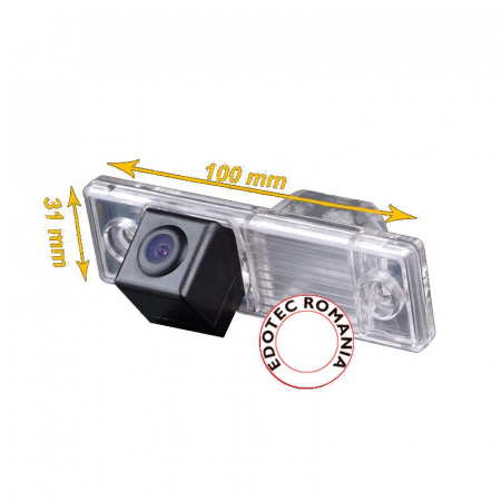 Camere marsarier - Camera auto marsarier Edotec EDT-CAM07, pentru Chevrolet Aveo 2002-2011, Chevrolet Cruze 2009-, Chevrolet Captiva 2006-2012, Chevrolet Epica 2006-2011, Chevrolet Lacetti