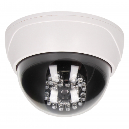 Camere de supraveghere - Camera supraveghere falsa VIRONE CD-7, LED, 3 x AA, IP20, alb