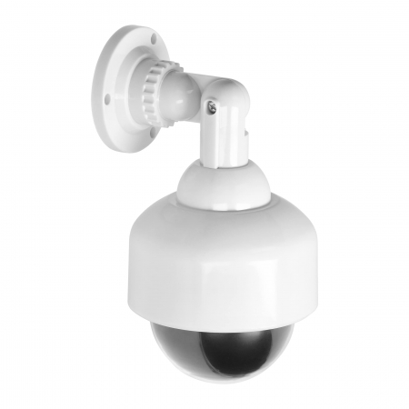 Camere de supraveghere - Camera supraveghere falsa CCTV VIRONE CD-5, 2 x AA, dioda LED, rotativa, alb