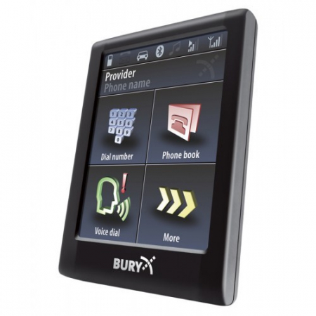Car Kit handsfree Bury CC 9068 cu Bluetooth si comenzi vocale, ecran touchscreen detasabil [0]