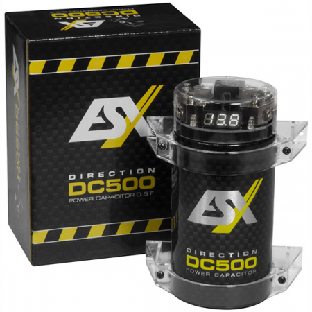Condensator auto ESX DC500, 0.5 Farad, bloc de distributie integrat [3]
