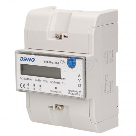 Aparate de masura si control - Contor trifazic ORNO OR-WE-507, 120A