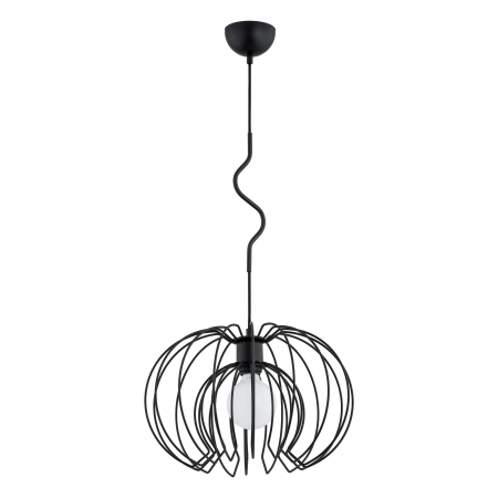 Bricolaj & Electrice - Corp de iluminat suspendat ADVITI BOLA 1P AD-LD-6221BE27, E27, maxim 60W, negru