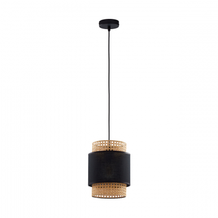 Aplice si plafoniere - Corp de iluminat suspendat ADVITI LANA 200 1P AD-LD-6238BE27T, E27, maxim 60W, negru