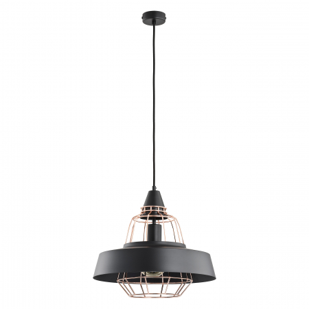 Bricolaj & Electrice - Corp de iluminat suspendat ADVITI ROCCO 1P AD-LD-6223BCE27, E27, maxim 60W, negru