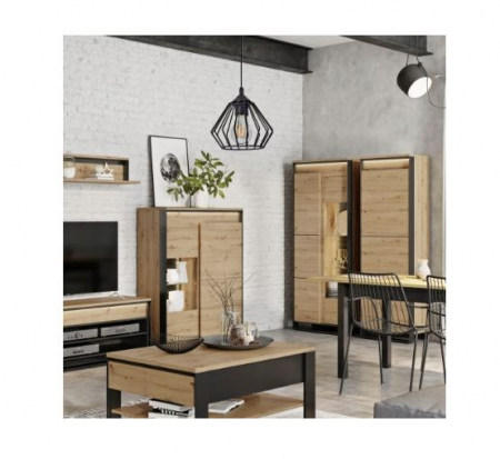 RESIGILAT Corp de iluminat suspendat ADVITI Waya AD-LD-6263BE27M, E27, 60W, negru [3]