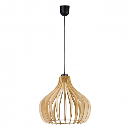 Bricolaj & Electrice - Corp de iluminat suspendat ADVITI Yasin AD-LD-6380BE27D, E27, 60W, negru/maro