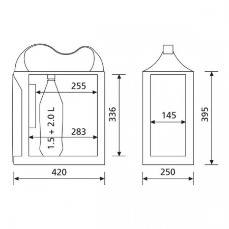Cutie termoelectrica Dometic TF 14, capacitate 14l, 12V [3]