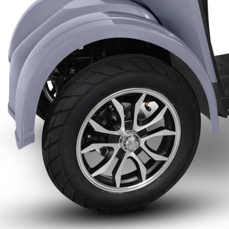 Cvadriciclu Electric Fara Permis Volta VM6, 1000W, 25km/h, Autonomie Maxima 50km, Gri [4]