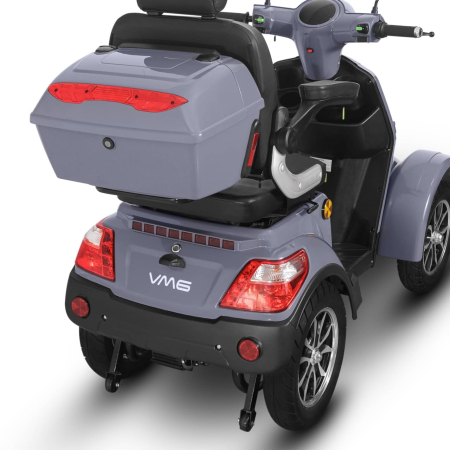 Cvadriciclu Electric Fara Permis Volta VM6, 1000W, 25km/h, Autonomie Maxima 50km, Gri [3]