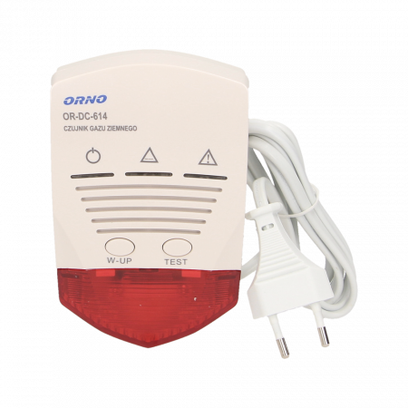 Senzori si detectoare - Detector gaze naturale ORNO OR-DC-614, 230V AC, alb