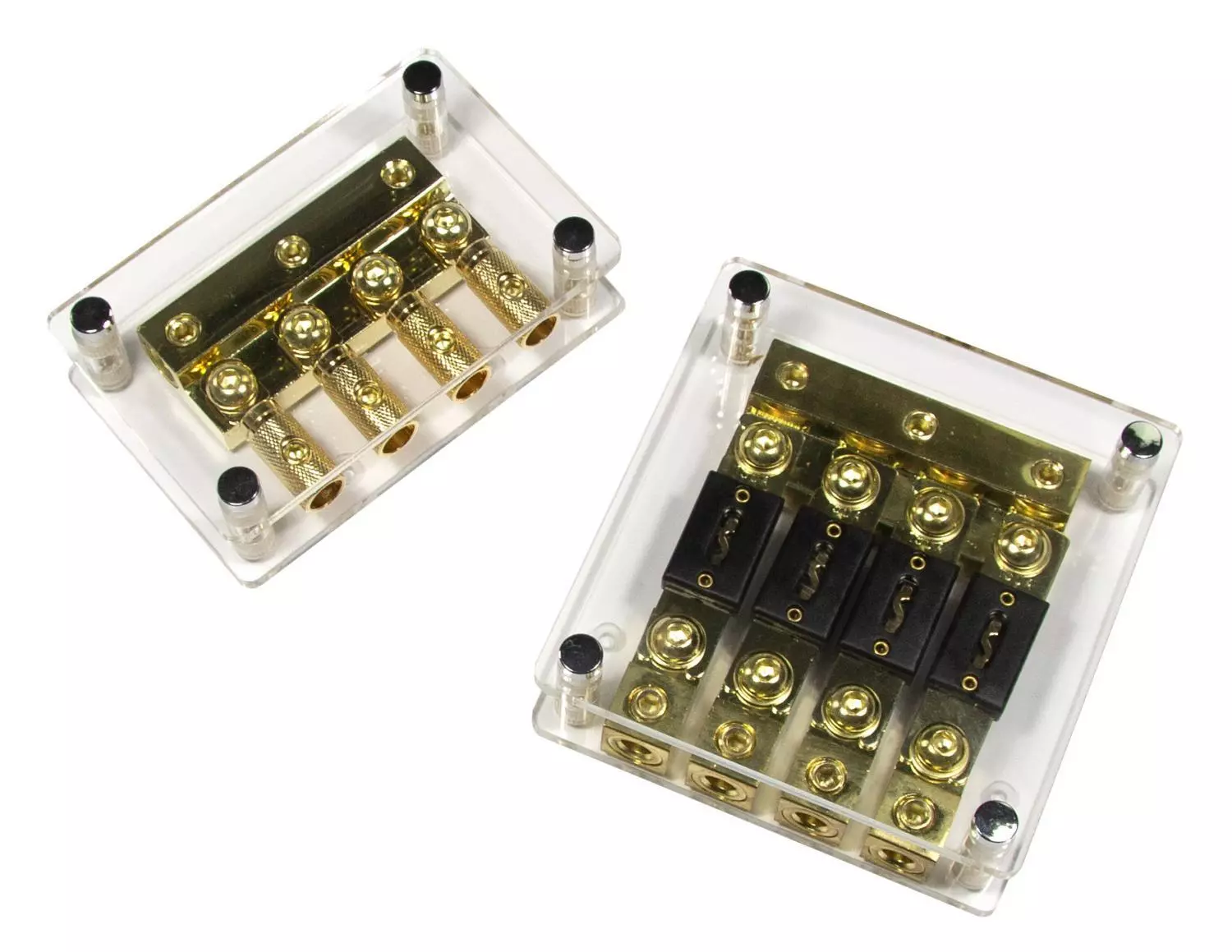 Subwoofere & boxe auto - Distribuitor de alimentare si masa pentru 0 AWG ESX DFD3/4G