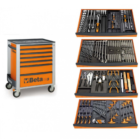 Dulap mobil Beta C24S/7 - 200 PT, cu 7 sertare si 200 scule [6]