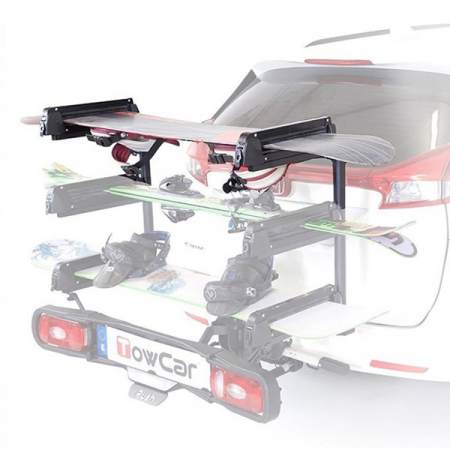 Suport bicicleta & Portbagaje - Extensie TowCar Aneto 4, 2 perechi de schiuri sau 2 placi de snowboard