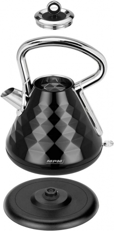 RESIGILAT Fierbator MPM MCZ-98, 2150W, 1.7 litri, rotire 360°, element incalzire STRIX, capac detasabil, indicator nivel, oprire automata, otel inoxidabil [2]