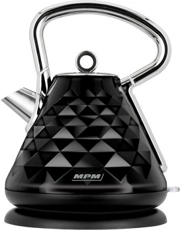 RESIGILAT Fierbator MPM MCZ-98, 2150W, 1.7 litri, rotire 360°, element incalzire STRIX, capac detasabil, indicator nivel, oprire automata, otel inoxidabil [1]