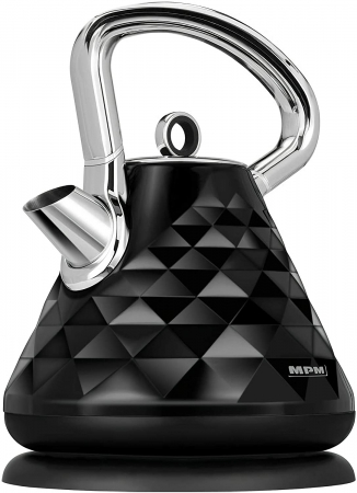 RESIGILATE - RESIGILAT Fierbator MPM MCZ-98, 2150W, 1.7 litri, rotire 360°, element incalzire STRIX, capac detasabil, indicator nivel, oprire automata, otel inoxidabil