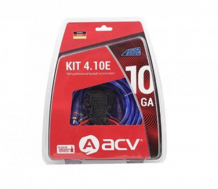 Kit Cabluri Amplificator - Kit cablu amplificator ACV KIT 4.10 SL, 6 mm2