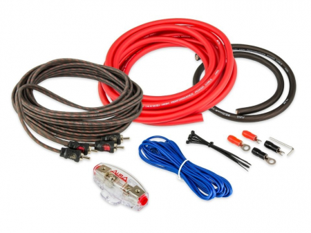 Kit Cabluri Amplificator - Kit cablu amplificator Aura AMP 1204, 4 AWG, 20mm2