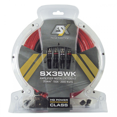 Kit Cabluri Amplificator - Kit cablu amplificator ESX SX35WK, 35 mm²
